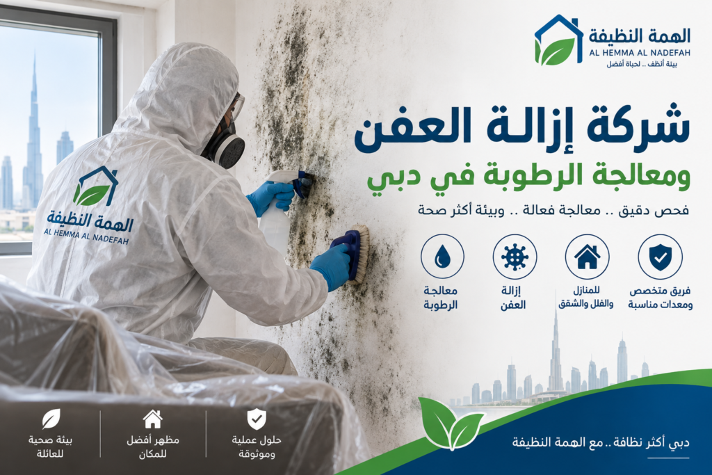 شركة إزالة العفن ومعالجة الرطوبة في دبي